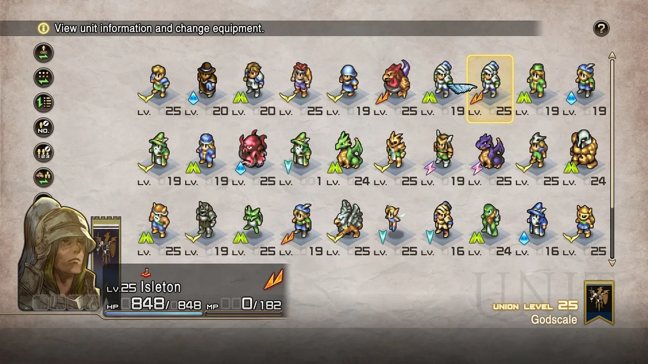 Tactics Ogre: Reborn 官方遊戲截圖