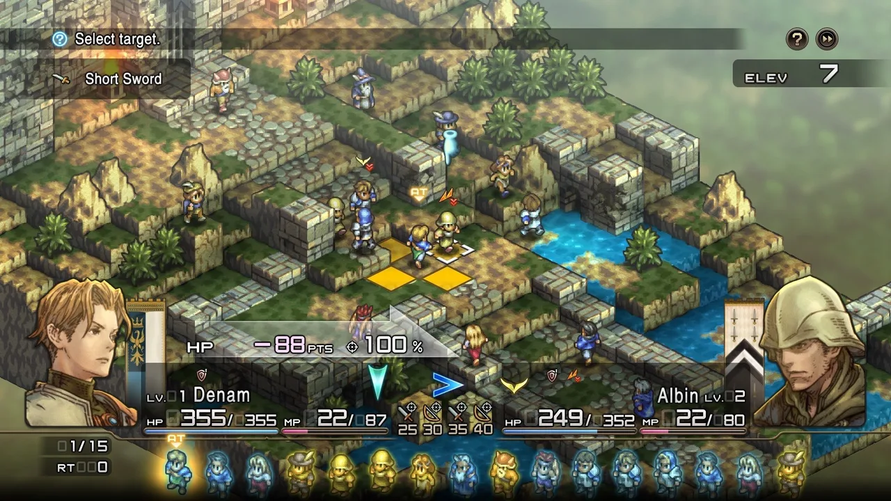 Tactics Ogre: Reborn 官方遊戲截圖