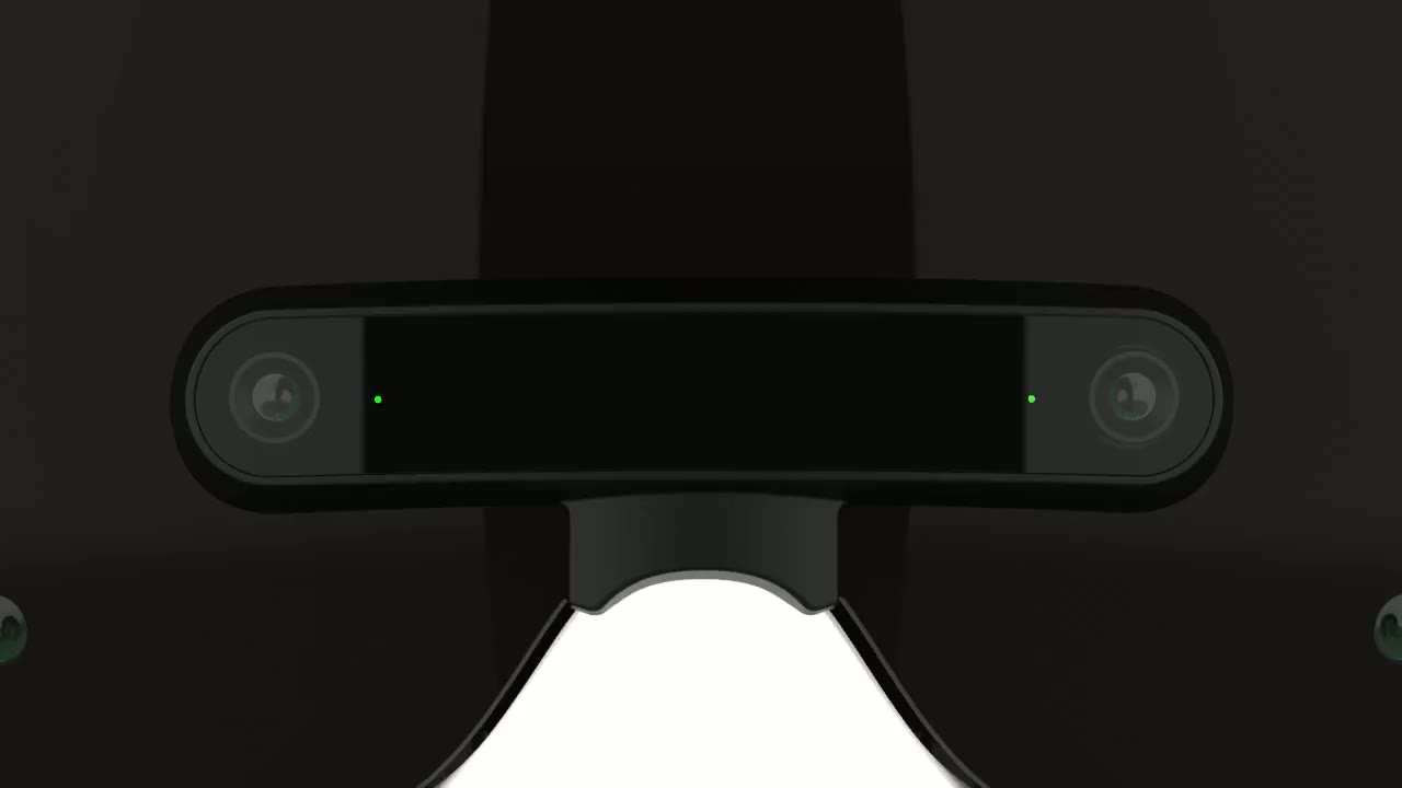 Arcturus Vision Camera 模組正面官方圖，長條形機身左右兩端各有一顆鏡頭