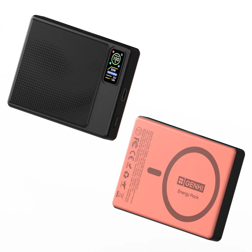 Genki Energy Pack 拆成兩塊模組的官方展示圖